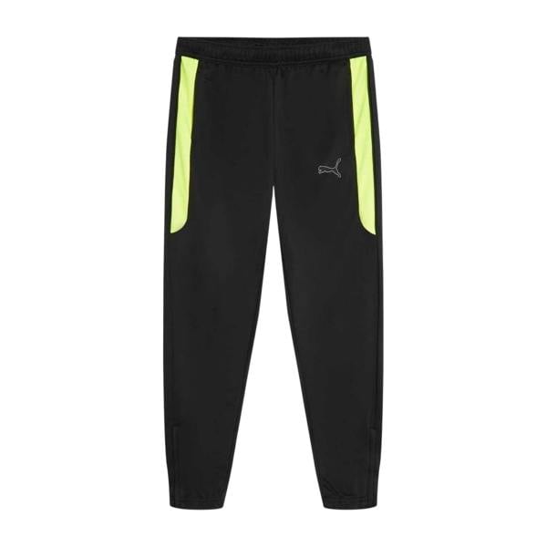 Puma Childrens/Kids Finesse Performance Tracksuit Bottoms - Black/Yellow - 