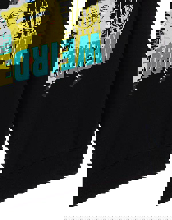 SpongeBob SquarePants Boys Black Be Weird Hoodie