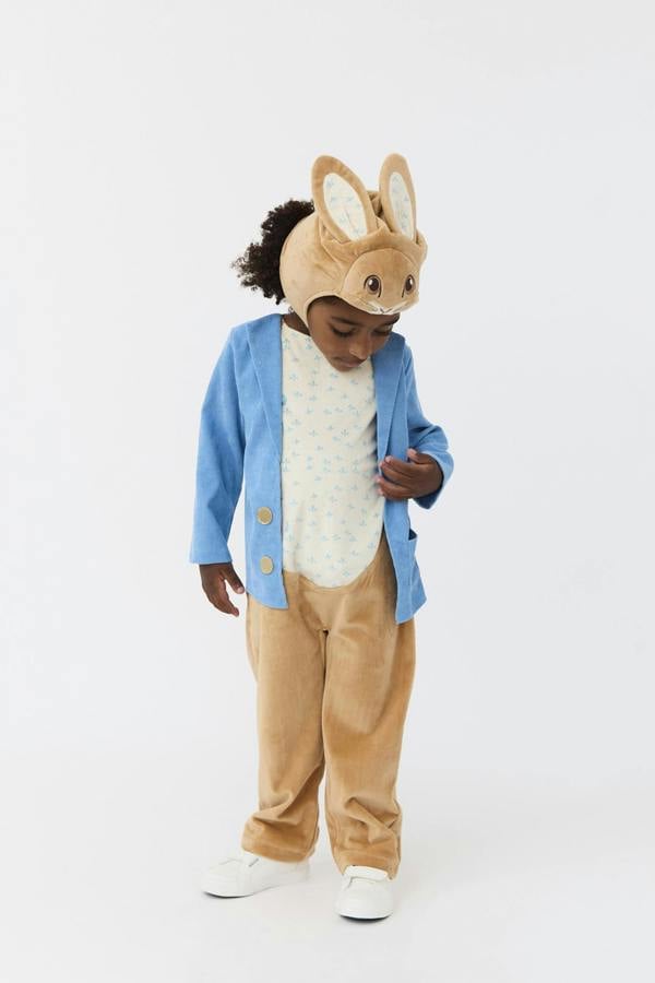 Vanilla Underground Peter Rabbit Boys Multicoloured 3D Headpiece 3 Piece Costume