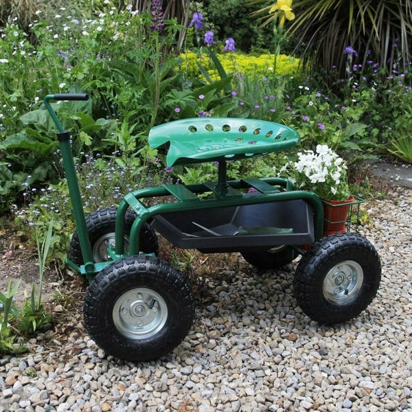 Monstershop Heavy-Duty Mobile Garden Seat
