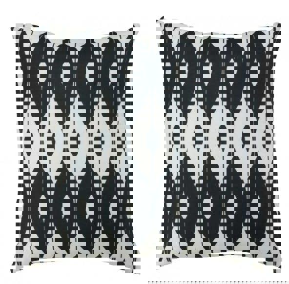 Scatter Cushions Polyester 45cm x 45cm (18"x18") – Outdoor Garden Sofa Cushions | UK Made BLACK PATTERN The Garden Furniture Shop