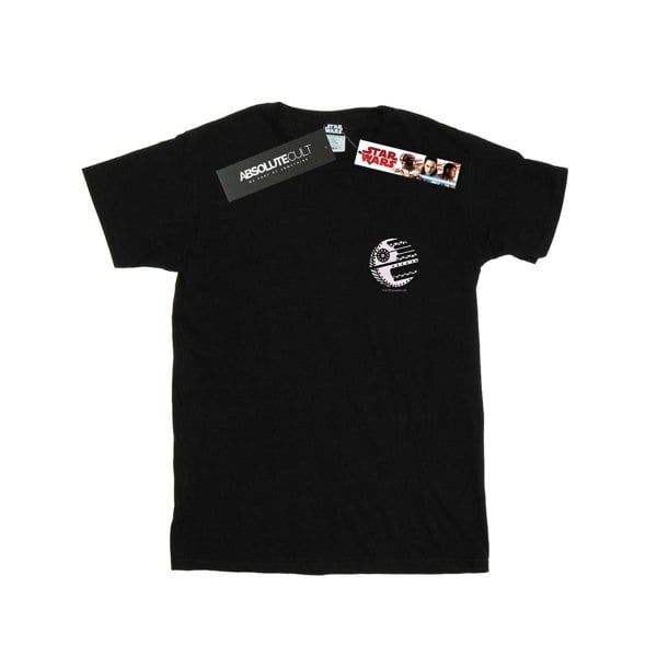 Star Wars Mens Death Star Chest Print T-Shirt - Black