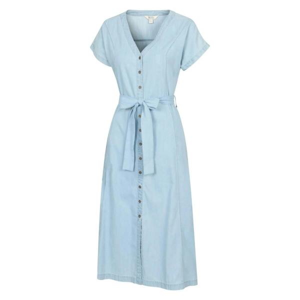 Mountain Warehouse Womens/Ladies Tulum Denim Tie Belt Dress - Pale Blue - 