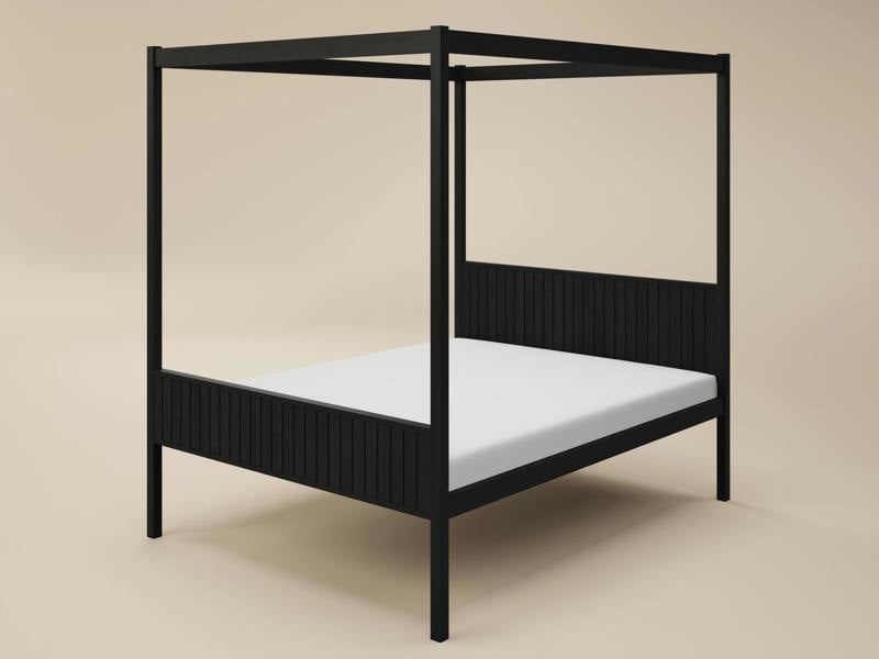 Flair Maddy 4 Poster Bed Black