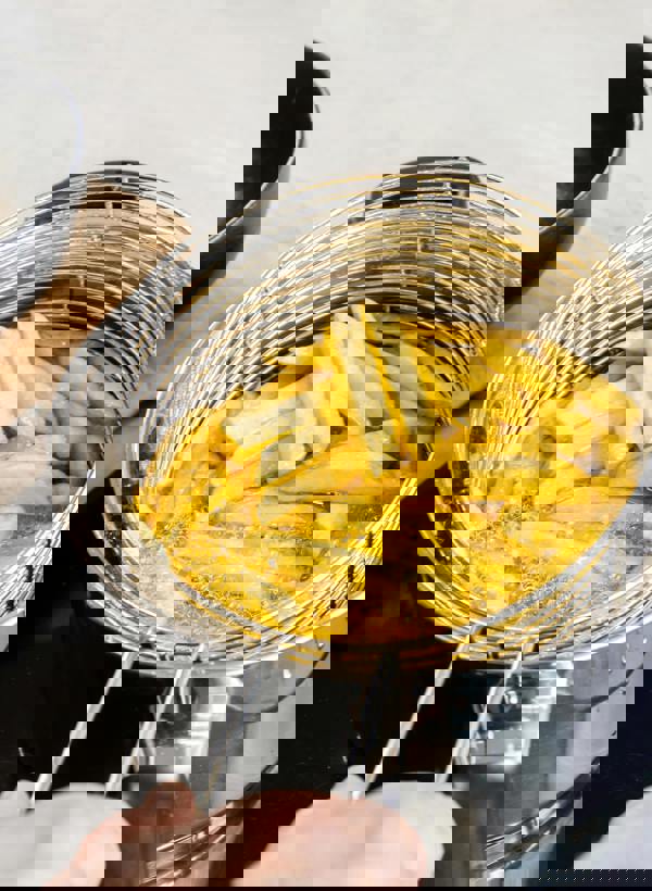 KitchenCraft Stainless Steel Large Chip Fryer and Basket