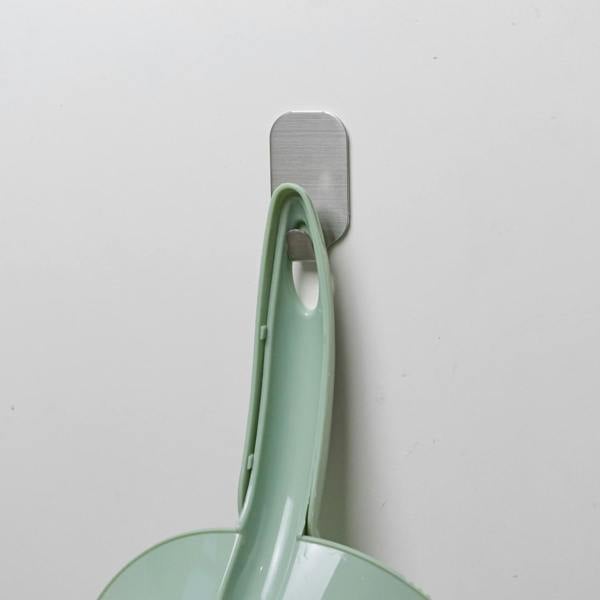 JVL Dust Pan And Brush Set - Green