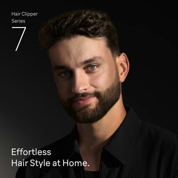 Braun Hair Clipper Series 7, HC7590, +5 Styling Tools - Grey