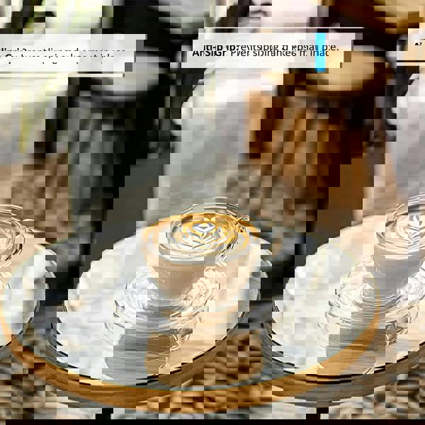 Nicoman PVC Round Table Protector Mat - Transparent / Frosted