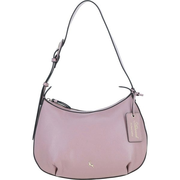 Elegant Real Leather Shoulder Bag: 64732