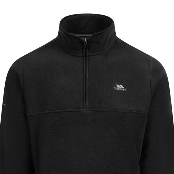 Trespass Mens Huntar Fleece Top - Black - 