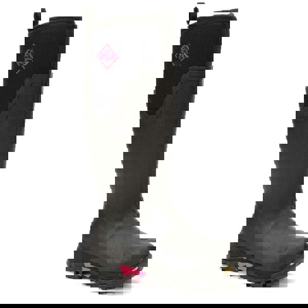 Muck Boots Arctic Ice Tall Women's Wellington Boots in Black/Hot Pink