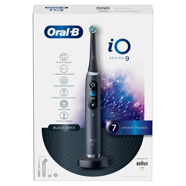 Oral-B iO 9 Electric Toothbrush Designed By Braun - Black