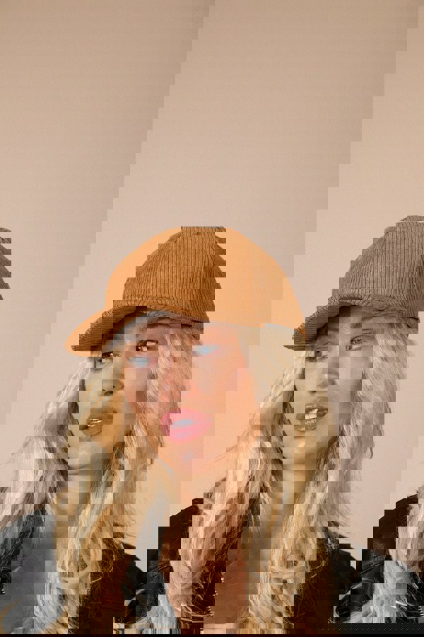 SVNX Corduroy Cap In Turmeric