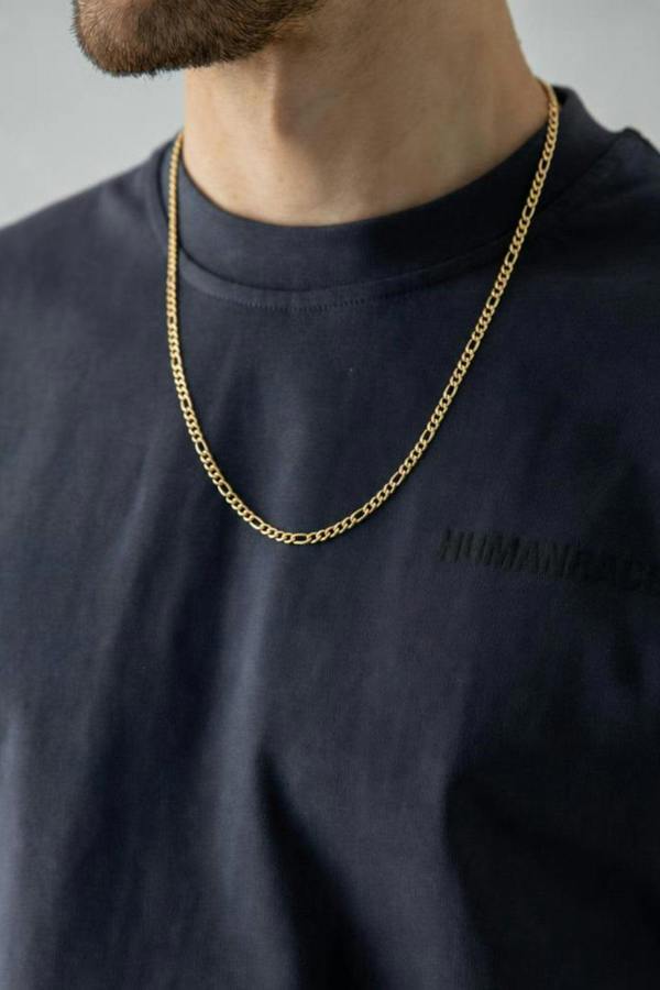 SVNX Figaro Chain Necklace in Gold
