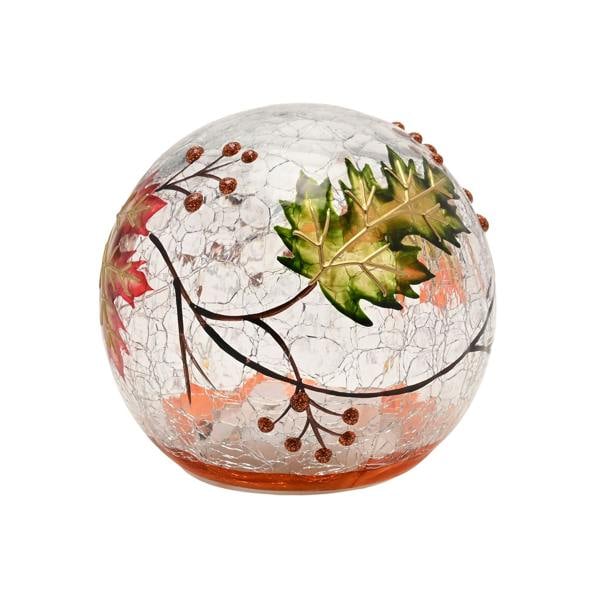 Country Living Autumn Leaf LED Light Up Orb