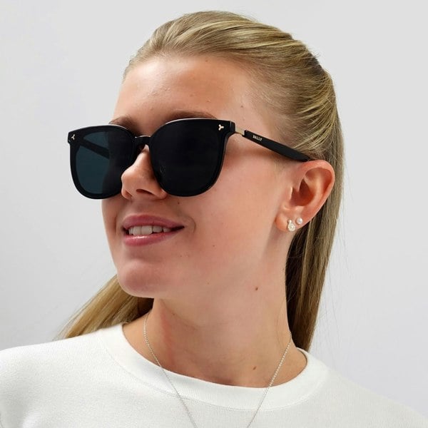 Bally Sunglasses BY0044-K 01A Black Grey Mirrored