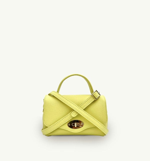 Apatchy London The Rachel Lemon Leather Bag