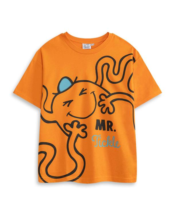Vanilla Underground Mr. Men & Little Miss Boys Multicoloured Multi Character Multi-Pack of 3 Short-Sleeved T-Shirts