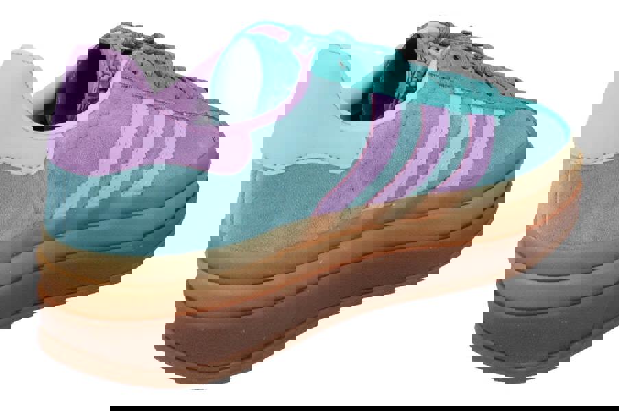 Adidas Originals Gazelle Bold Womens Trainers Sneakers  JS3894 - Green Pink Gum Js3894 - Photo 2