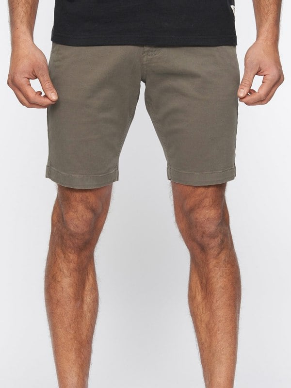 Duck and Cover Moreshore Chino Shorts Olive