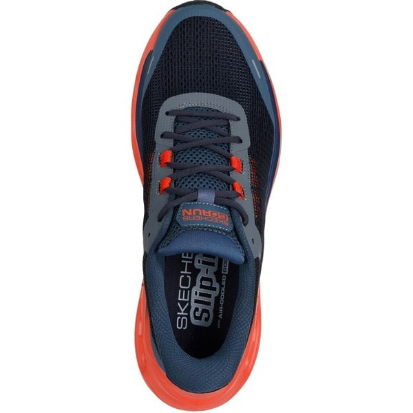 Skechers Performance Max Cushioning Glide-Step Men's Navy/Orange Trainers