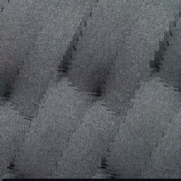 Luna Linen Fabric 3 Seater Convertible Sectional Sofa in Grey