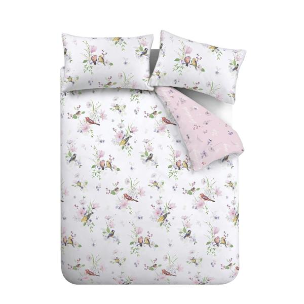 Songbird Pink Duvet Cover Set