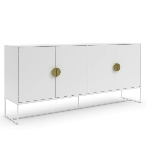 Dorel Home Asia Sideboard 4 Doors in White