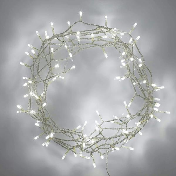 Battery Operated Cool White LED Wire String Fairy Lights in 20, 40 or 80 LED Sizes image 3