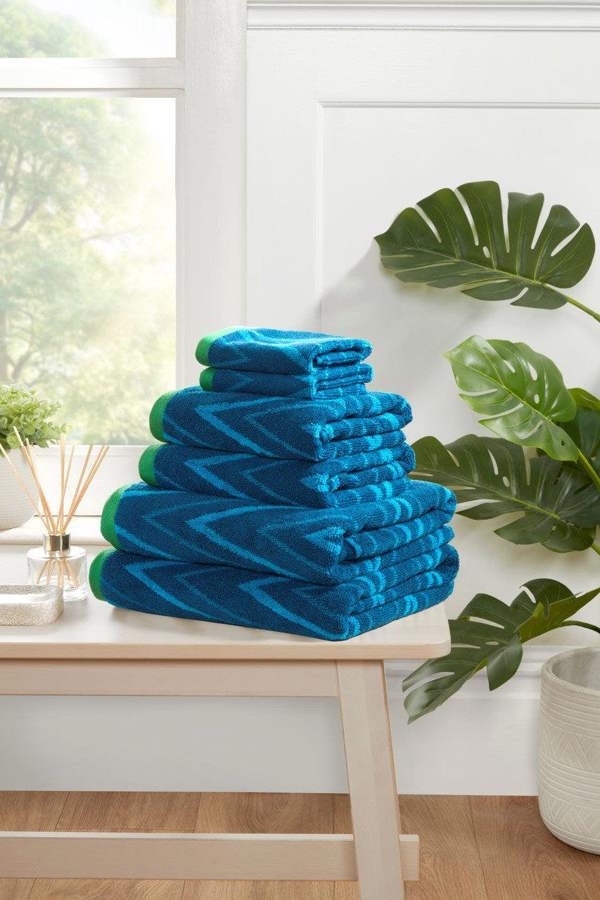 Rapport Helix Chevron 6pc Towel Bale