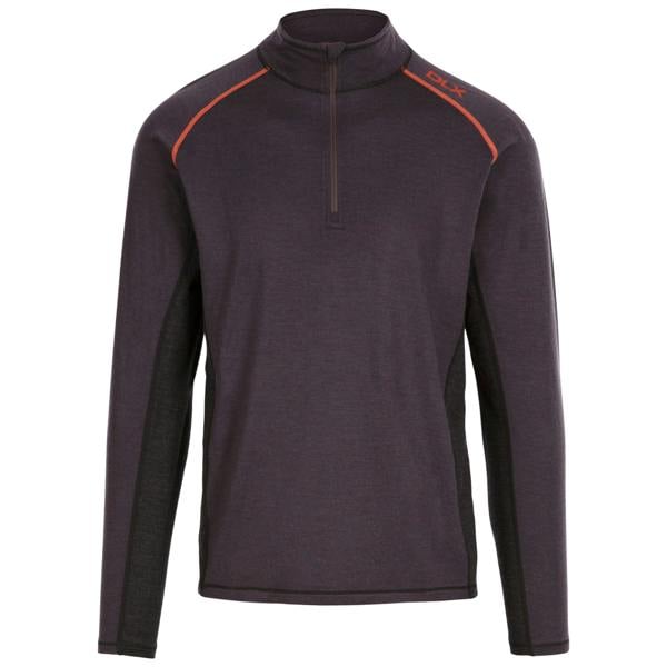 Trespass Mens Stan Thermal Top - Dark Grey Marl - 