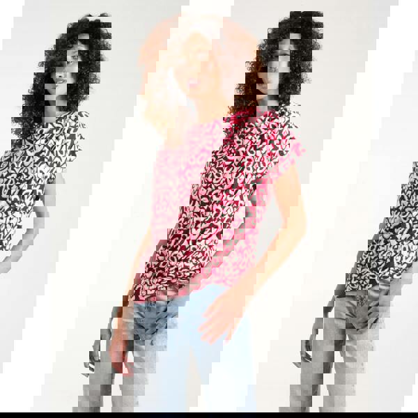 Blue Vanilla Cowl Neck Deep Hem Top