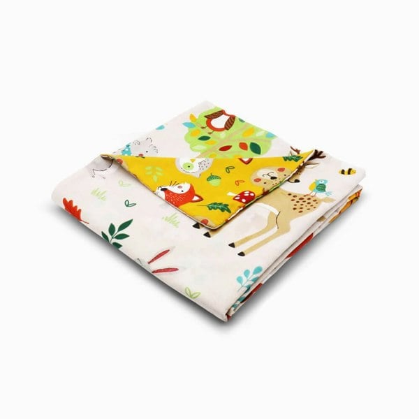 Woodland Friends Anxiety Weighted Blanket Cover - Happy Linen Company