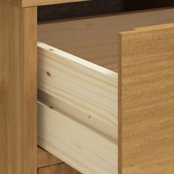 Berkfield Sideboard FLAM 80x40x80 cm Solid Wood Pine