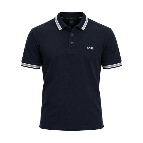 BOSS Paddy Piqué Polo Shirt Dark Blue