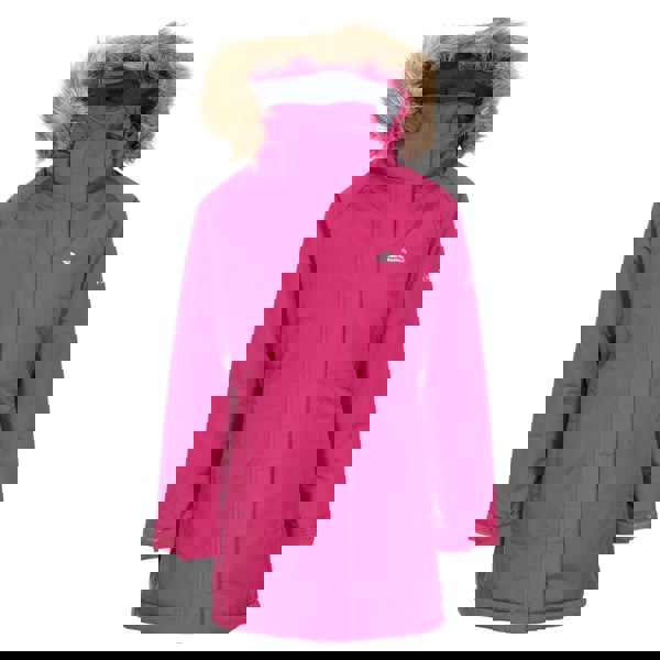 Trespass Childrens Girls Fame Waterproof Parka Jacket - Cranberry