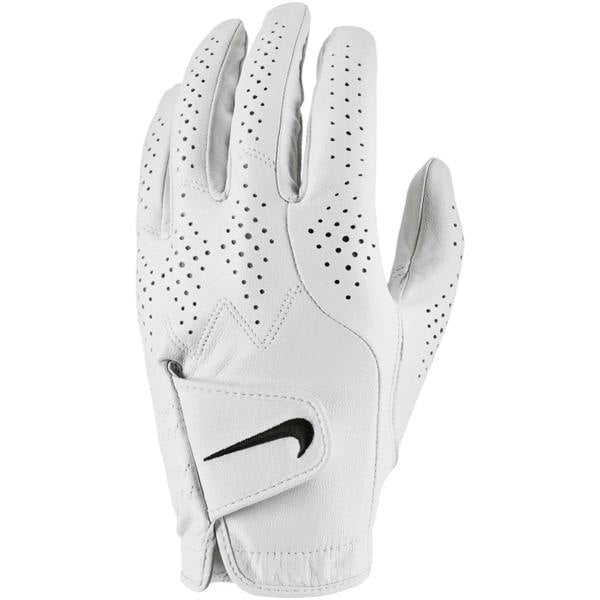 Nike Mens Tour Classic IV Leather Golf Glove - Grey-White - 