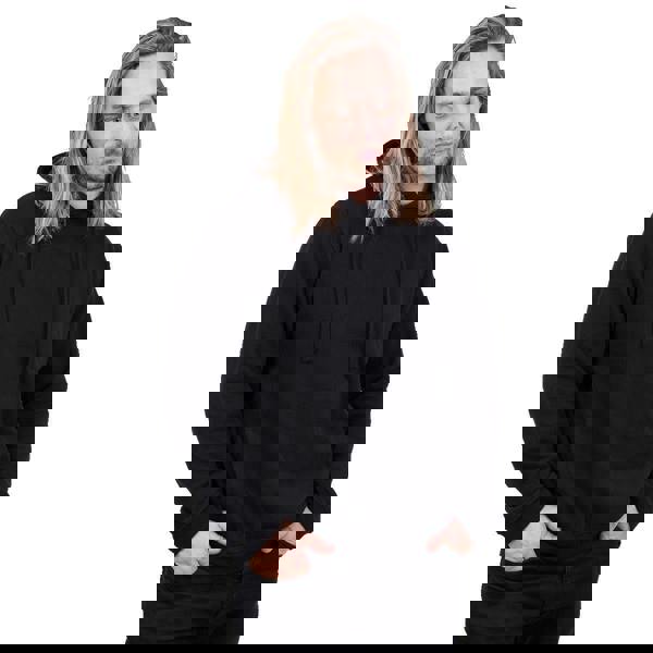 METAL STREETWEAR - Side Pocket Hoody Black - Spiral USA