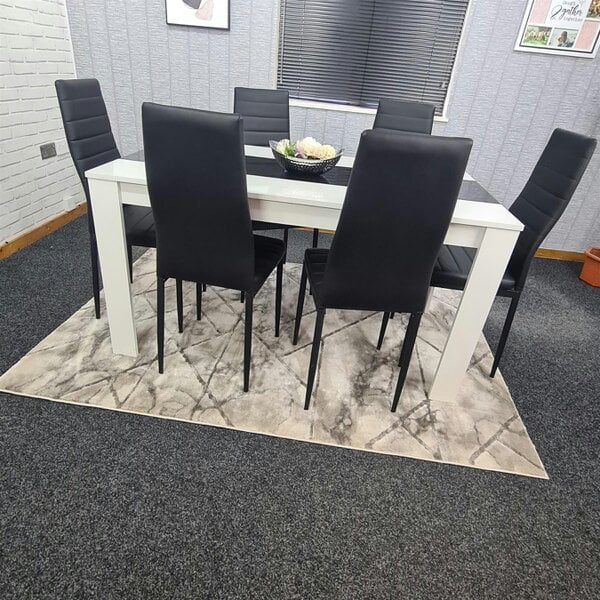 Kosy Koala Dining Table Set with 6 Chairs Dining Room and Kitchen table set of 6