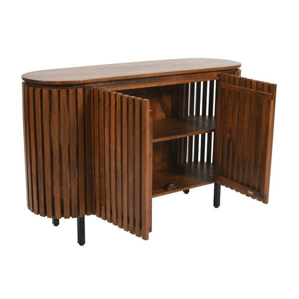 Wyld Haus California Slatted Mango Wood Two Door Sideboard