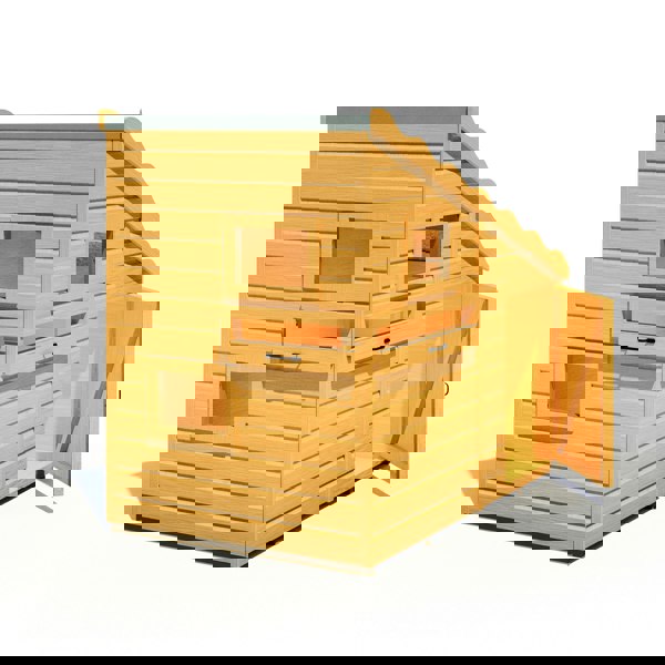 Shire Command Post 6x4 Childrens Playhouse with 12mm Shiplap cladding - Best Shed