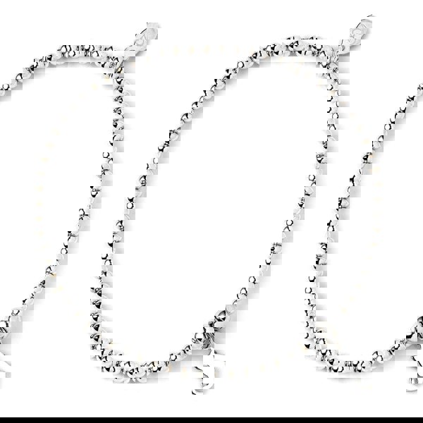 Cat on Silver Ball Bead Bracelet - MYLEE London