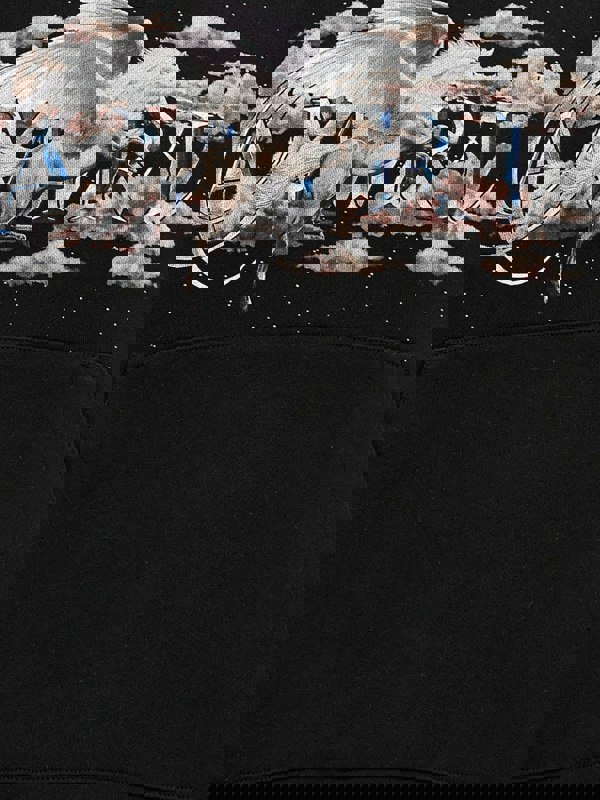 Amiri Pegasus Script Hoodie Black - Supplied FashionAmiri