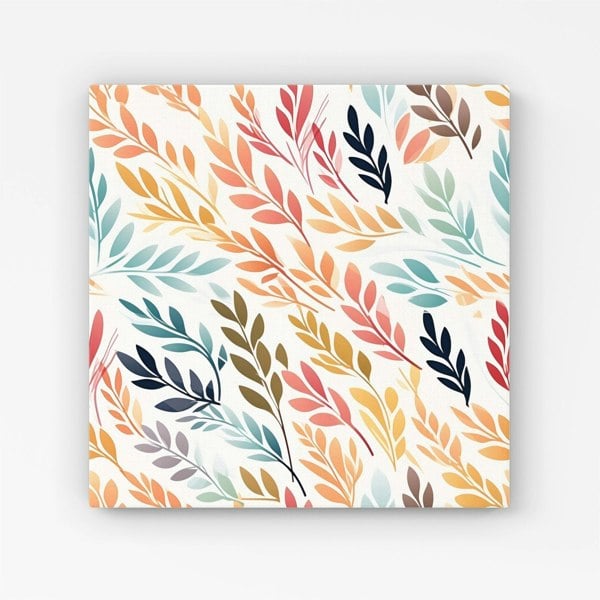 Warren Reed Colouful Sping Leaves Canvas