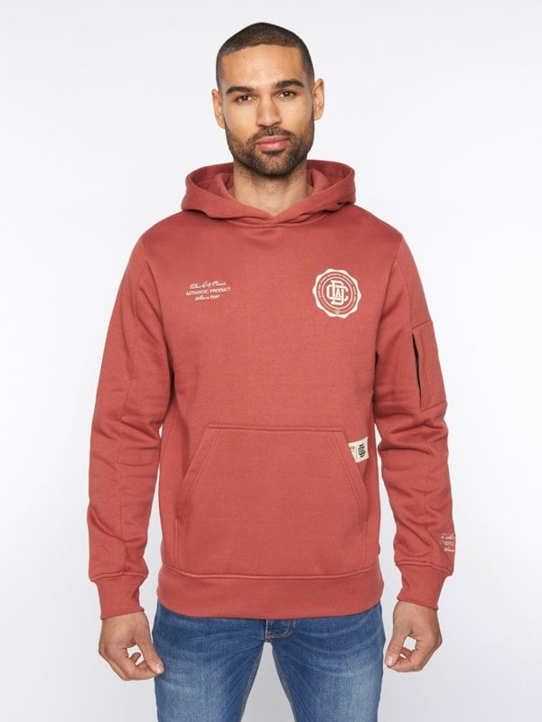 Duck and Cover Keyaan Hoodie - Red