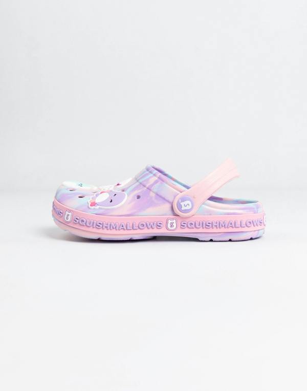 Vanilla Underground Squishmallows Girls Pink Multi Character Clogs