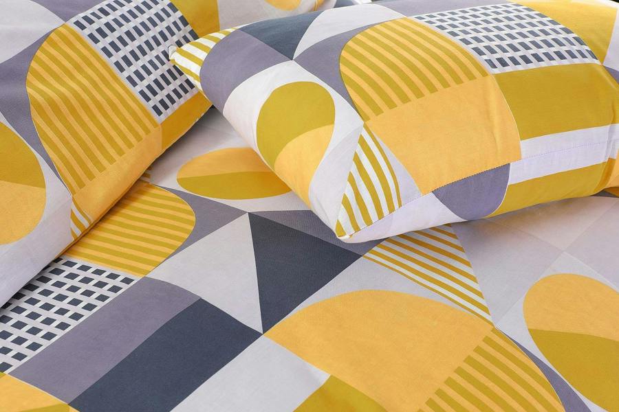 Scott Mustard Duvet Cover Set