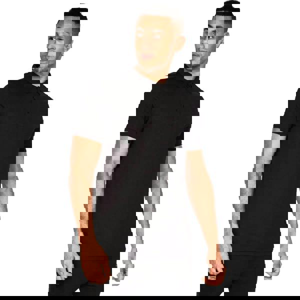 Crosshatch Mens Traymax Polo Shirt (Pack of 3) - Black/Blue/Red - 