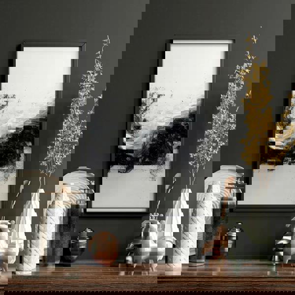 Modern Wall Art For Living Room | Set of 3 Asian Inspired Wall art Prints