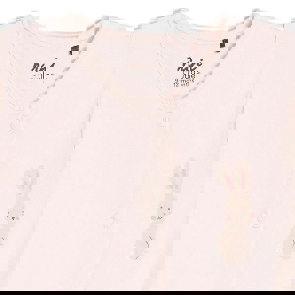 Mini Cuddles Baby Girls 2pk Rainbow Printed Sleepsuits, Multicolour